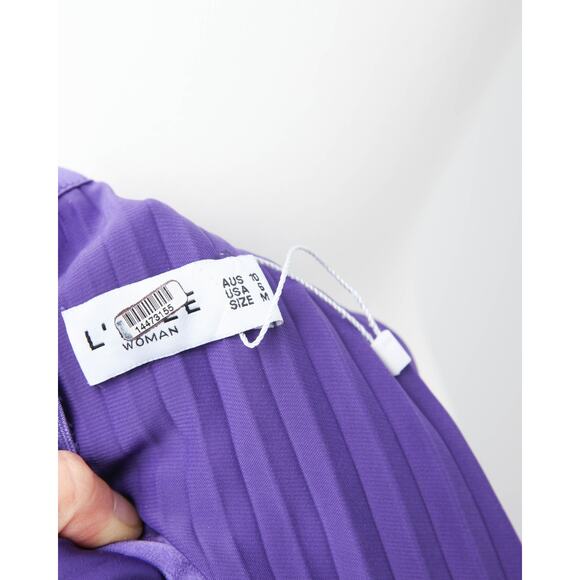 L'IDÉE Déesse Gown in Purple Size 6 - Picture 11 of 11
